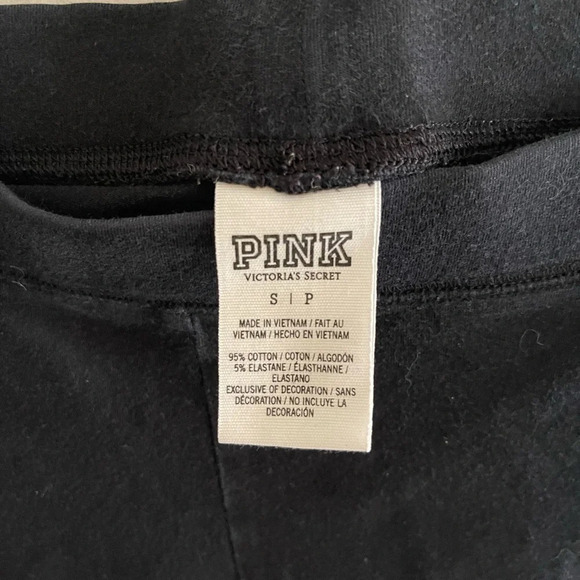 Women’s Victoria’s Secret PINK black leggings Small - Picture 4 of 4
